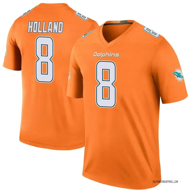 Raekwon Davis Miami Dolphins Men's Legend Orange Color Rush T-Shirt