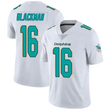 James Blackman Miami Dolphins Women's Black Name & Number Logo Slim Fit T- Shirt - Aqua