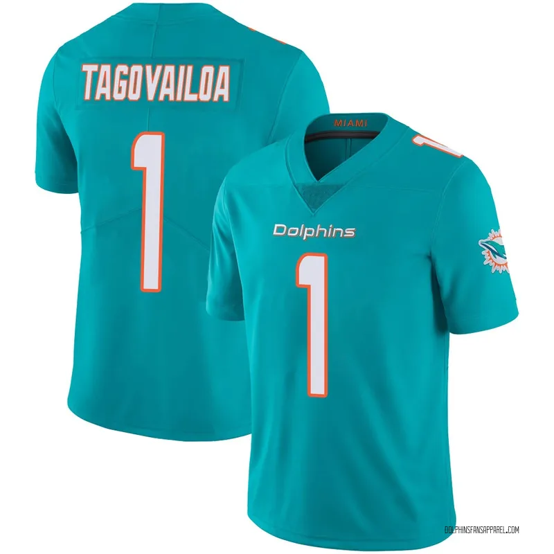 Youth Miami Dolphins Tua Tagovailoa Aqua Limited Team ...